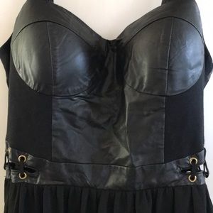 Forever 21 high low black dress